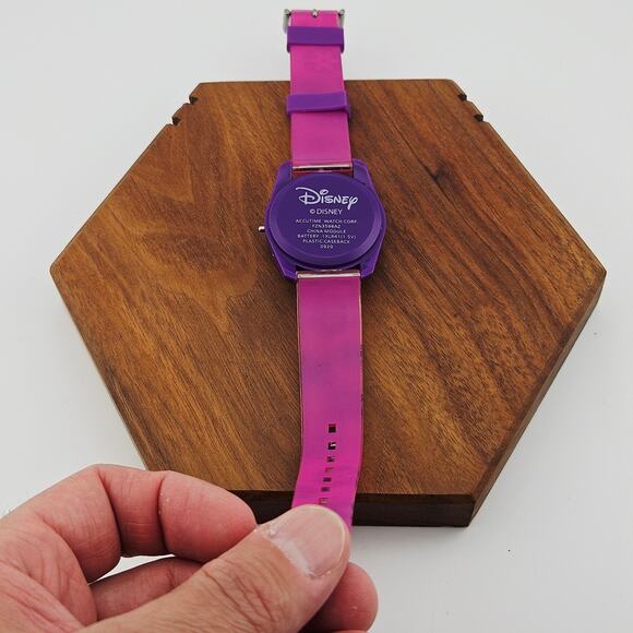 Disney Kids Frozen Digital Watch Purple Pink Ana Elsa Princess Snowflake Band - Picture 5 of 6